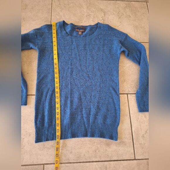 Saffron blue cashmere swester size M - Picture 4 of 5